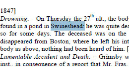 George Seymour Inquest 1847