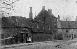 Old Cottages by the Churchyard